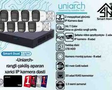 UNV Uniarch səkkizli IP kamera dəsti