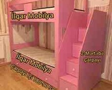 İki mərtəbəli çarpayı