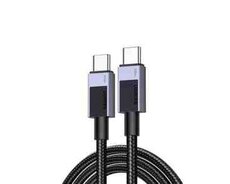 Telefon kabeli Ugreen L512 USB-C to USB-C PD Fast Charging Cable 5A Max Space Gray 1m