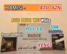 ASUS B650E White R5 32GB