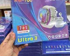 Smart Watch RW-100 Earphones Ağıllı saat və Qulaqlıq
