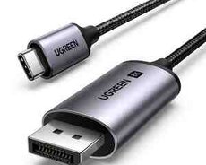 Görüntü kabeli Ugreen 8K USB-C to DisplayPort 8K Cable 2m CM556 _ 25158