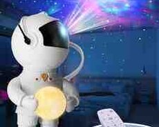 LED lampa proyektor Astronavt