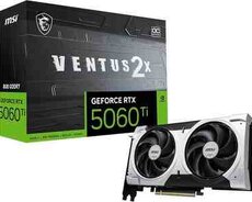 Video kart RTX 5060 Ti 8gb Msi Ventus Plus OC 2X Fan