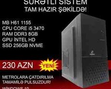 Ofis üçün kompüterlər Legion DDR3 H61 1155 Core i5 3470