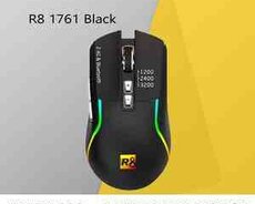 Kompüter siçanı R8 1761 RGB Dual Mode Wireless  Bluetooth Rechargable Black