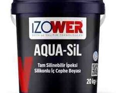 Aqua-sil ipeksi (tam silinə bilən) daxili fasad boyası 20kg