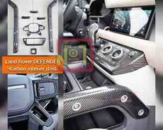 Land Rover DEFENDER karbon interyer dəsti