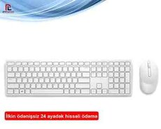 Kompüter siçanı və klaviatura Dell Pro KM5221W White 580-AKFB