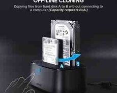 UGREEN CM198 Docking Station HDD (SATA 2.5 и 3.5 ,  USB 3.0 ,  2 Port)