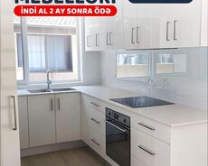 Mətbəx mebelləri Kreditlə | İndi al, 2 ay sonra ödə