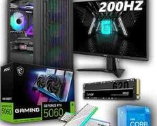 Oyun kompüteri + monitor 200hz
