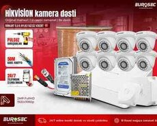 Hikvision 8-lik daxili kamera dəsti