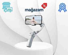 Yesido SF18 Gimbal Stabilizator Selfie Çubuğu Tripod  Gümüş