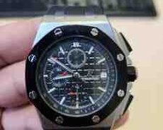 Qol saatı Audemars Piguet Silver Black for Man