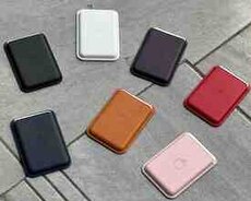 For iPhone Leather Wallet MagSafe