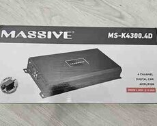 Massive K4300.4 300rms səsgücləndiricisi