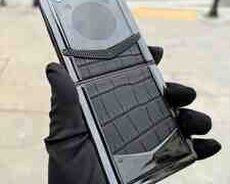 Vertu Ironflip Alligator Skin Basalt Black 512GB, 12GB