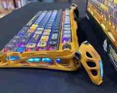 GravaStar Mercury K1 Pro Battle-Worn Yellow Wireless Mechanical Gaming Keyboard