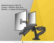 Monitor Stendi F160-FP Laptop + Monitor Dual Arm