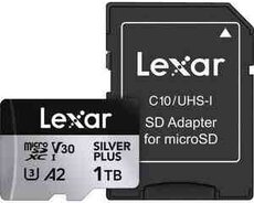 Lexar 1TB Professional SILVER PLUS micro sd kart