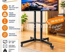 Televizorlar üçün Mobil Tv stendlər satılır