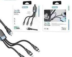 Kabel Port Go-Des 3in1 Type-C Lightning