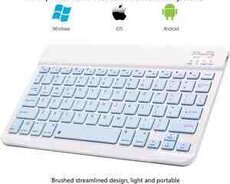 Ultra-Slim Bluetooth Keyboard Portable Mini Wireless Keyboard Rechargeable
