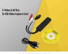 S-Video ,  AV Rca To USB Video Capture Card