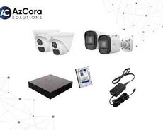 UNV analoq kamera dəsti (4-lü)