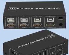 HDMI KVM Switch 4PC 4K 60Hz