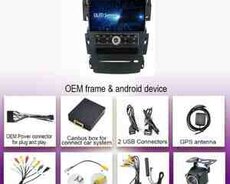 Nissan Teana j31 adnroid monitoru, çərçivə, idarə etmə paneli, ön və arxa kamerası