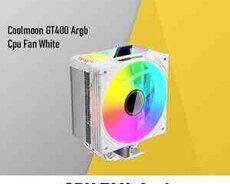 ARGB CPU Fan Coolmoon GT400 White