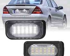 Mercedes W203 nömrə işıqları