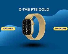 Smart saat G-tab FT8 gold