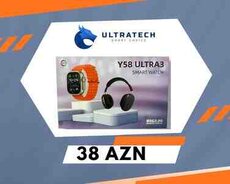 Ultra 3 Smartwatch saat dəsti