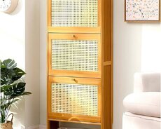 Ayaqqabi dolabi bambuk