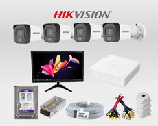 Hikvision gecə rəngli çəkən kamera dəsti