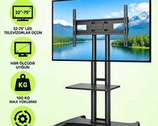 Televizorlar üçün Mobil Tv stend satılır