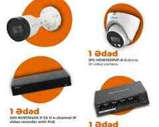 Dahua 4 kameralı dəst