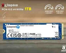 Kingston 1TB NV3 PCIe 4.0 NVMe SSD SNV3S, 1000G