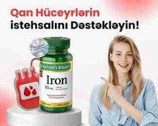 Vitamin Iron 65 mg - Dəmir Natures Bounty