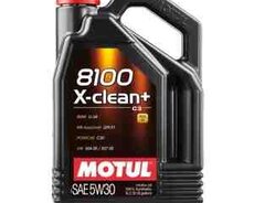 Motul 8100 X-Clean+ 5W30 5Lt mühərrik yağı