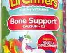 Kalsium D3 - Calcium + D3 Lil Critters. 120 gummy. Made in USA