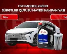 BYD modelləri üçün sürətlər qutusu yağı və filteti