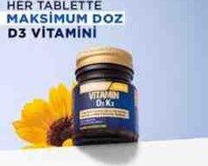 Nutraxin Vitals vitamin vita D3 K2 120 tablet