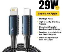 Essager 29W Lightning to Type-C kabeli