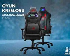 Oyun kreslosu Asus ROG SL300C Chariot RGB, 90GC00E0-MSG010