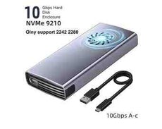 SSD box dual Soyuduculu M.2 Nvme, Sata