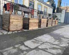 Dekorativ ağac qabları